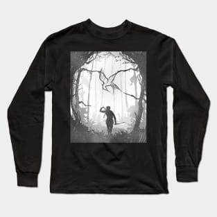 Hunger Games Woods - Yellow Purple Long Sleeve T-Shirt